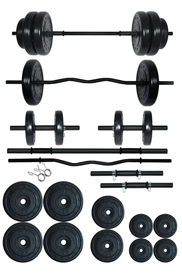 68 kg Z Barbell Set and Dumbbell Set Weight Fitness Set