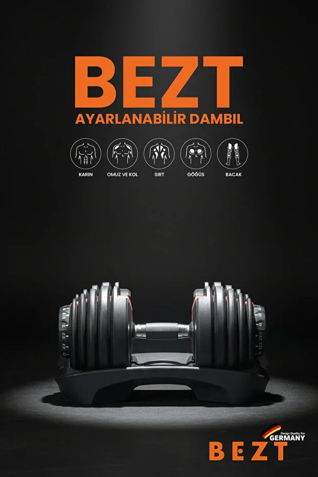 Pro Sports Adjustable Dumbbell Set from 2.25 kg to 24 kg