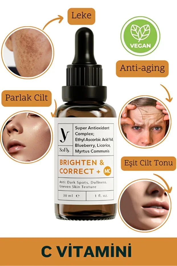 So Fly Brighten & Correct +mc Vitamin C Serum 30ml