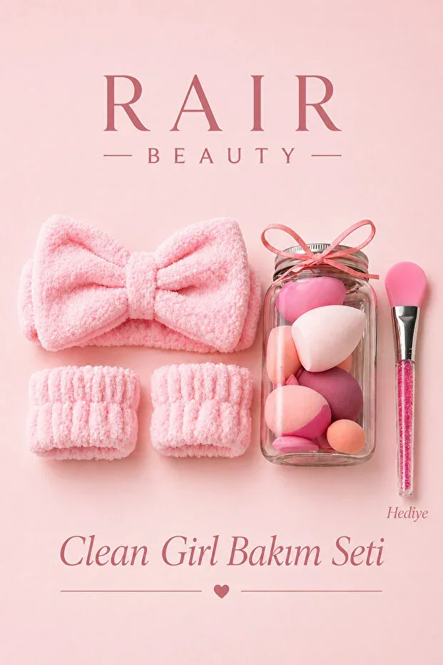 Makeup Sponge Set, Headband Bracelet Set and Mask Application Brush (GIFT)