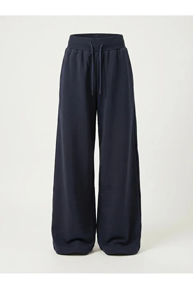 Women's Elastic Waist Wide Leg Palazzo Sweatpants 22143