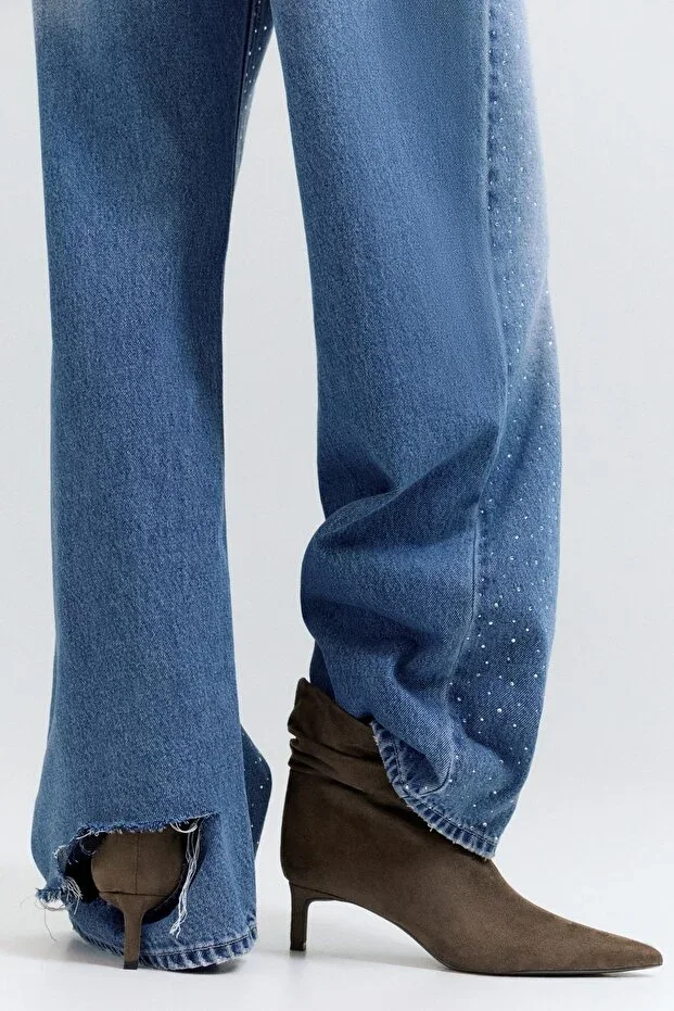 Ruched Heel Boots