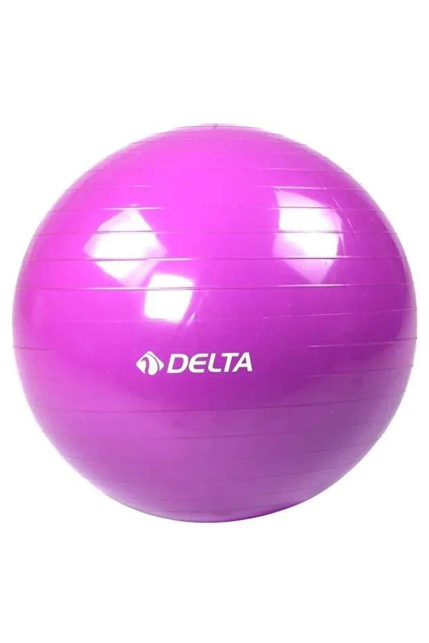 55 Cm Deluxe Purple Pilates Ball Suitable for Heights Between 140 Cm - 159 Cm (NO PUMP)