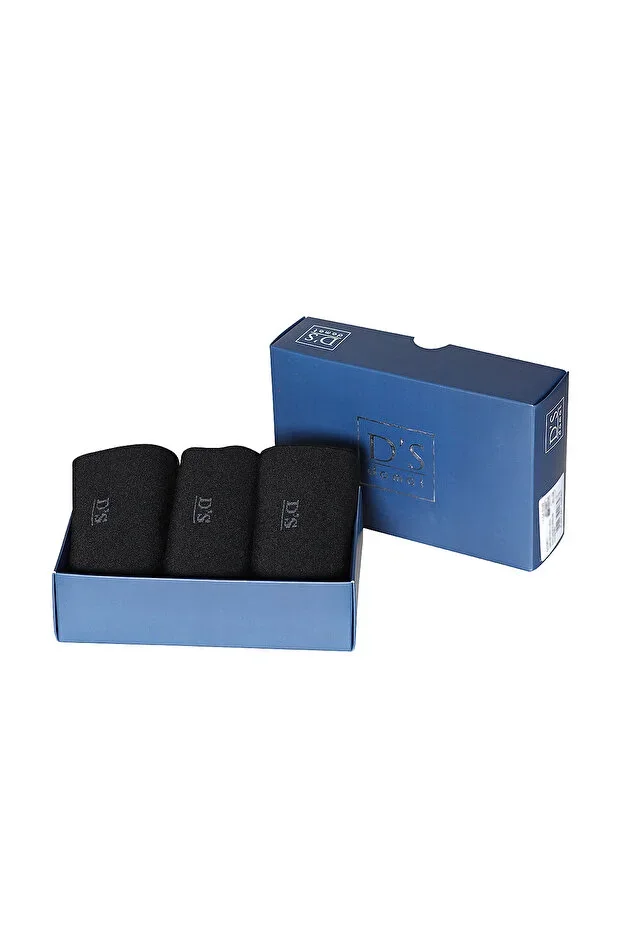 Bamboo 3-Pack Sock Set Black