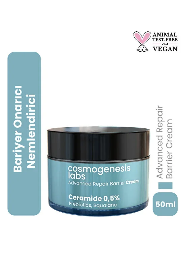 Barrier Strengthening Face Cream 50ml - Water-Based Moisturizing Soothing Vegan (PROBIOTIC - SQUALANE)