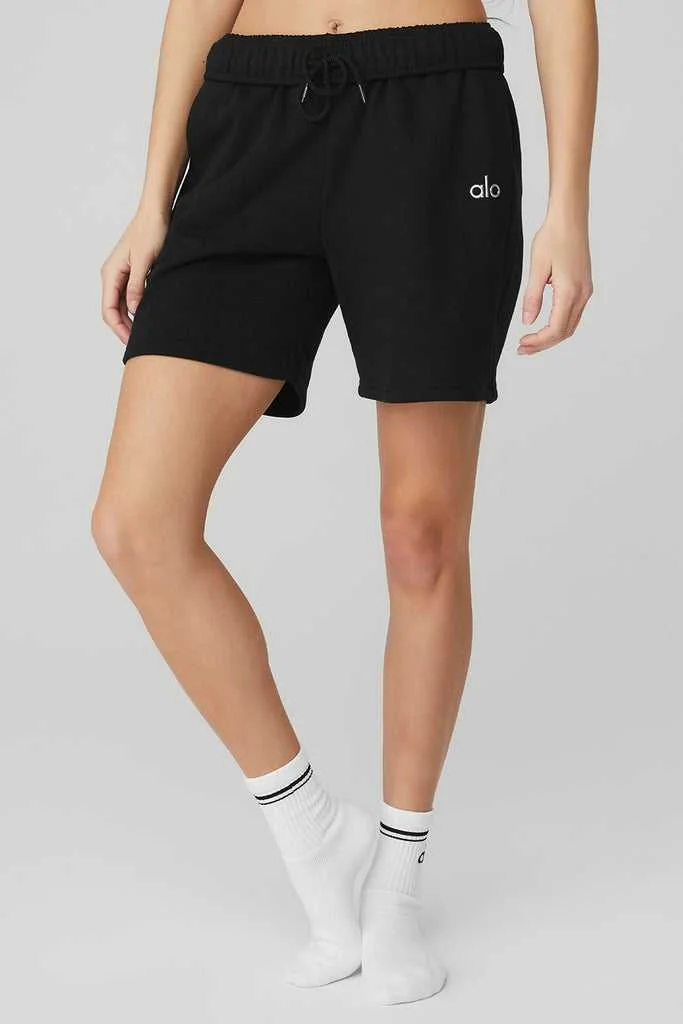 Alo Yoga Half-Crew Throwback (2 Pack) Socks White Black | MHWGZ-0342