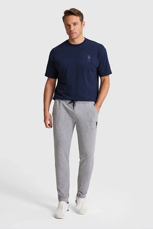 Men's Grey Melange Sweatpants 50322603-VR086