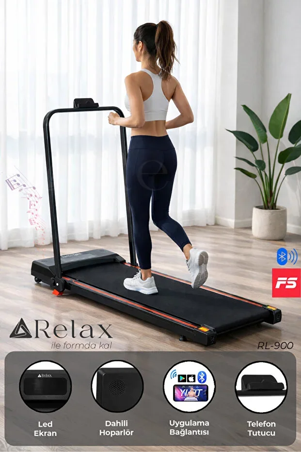 Bluetooth Remote Controlled Portable Walking and Running Machine RL-900