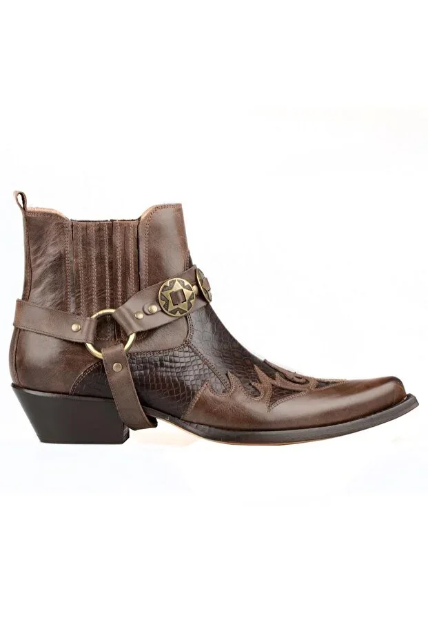 Brown Western Men's Cowboy Boots