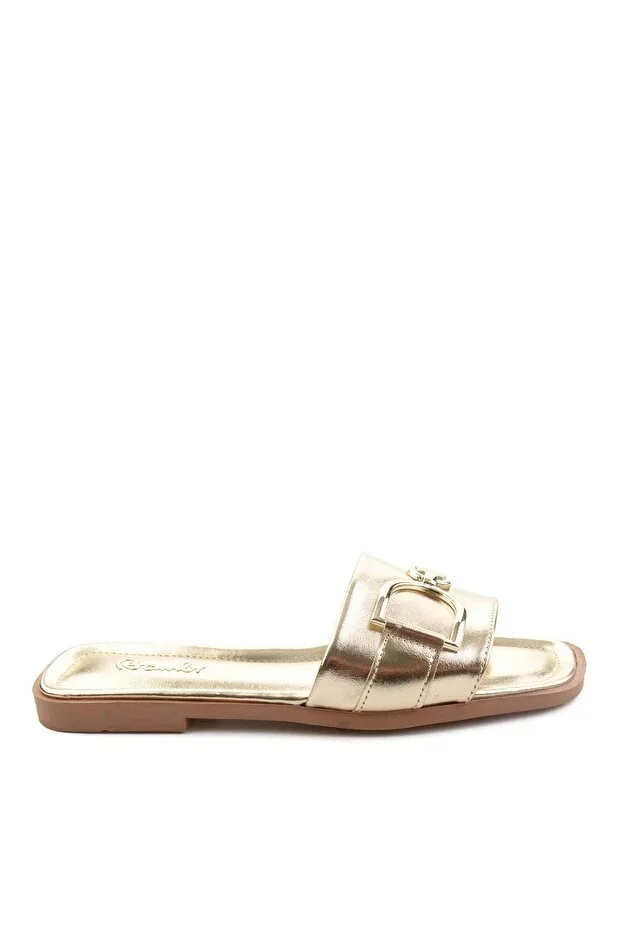 Metallic Gold Women's Slipper K04879254109