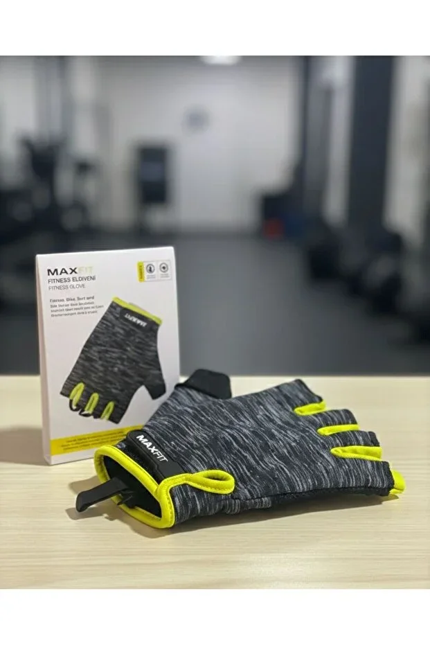 Fitness Gloves Yellow-Black