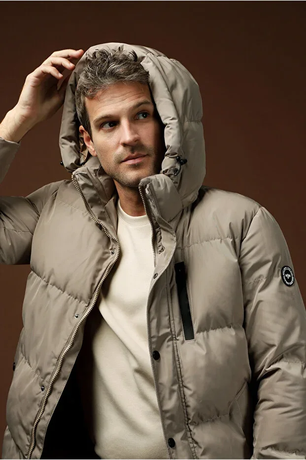 Hooded Padded Sports Jacket