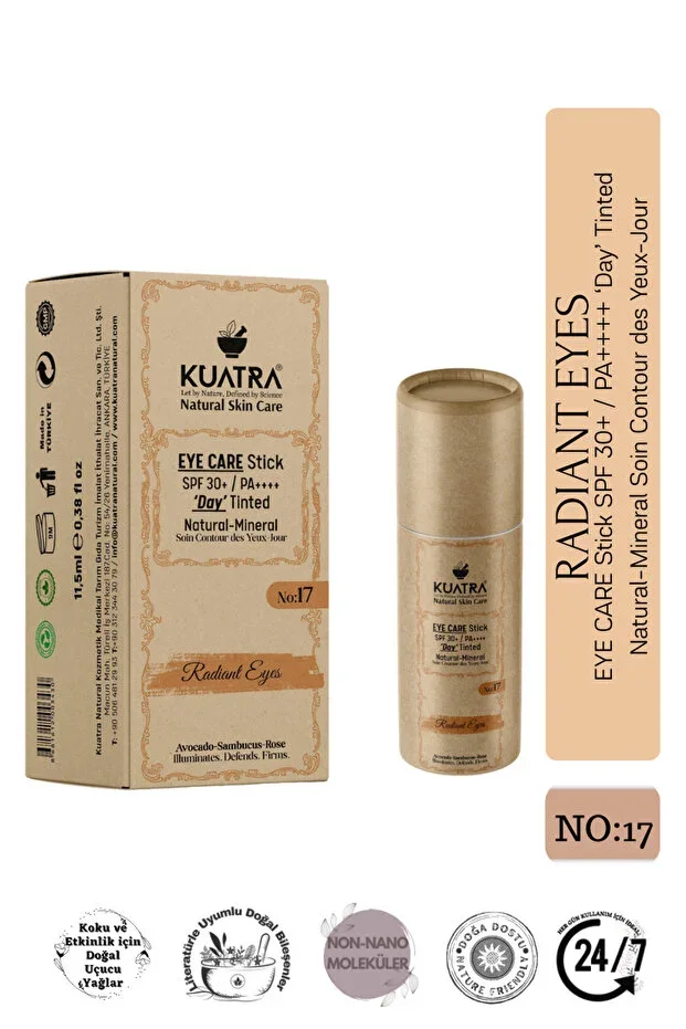 Radiant Eyes Eye Contour Natural Mineral Antiaging, Antioxidant Day Care Stick SPF 30+ / PA