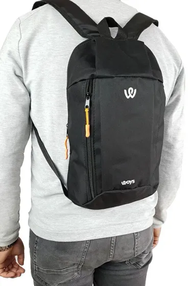 Black Mini Backpack | Daily Use & Hiking | 10 Litre | Unisex