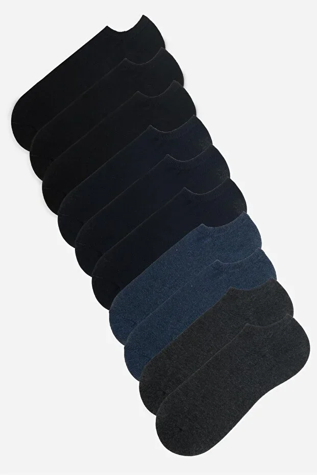 10-Pack Men's Ankle Socks