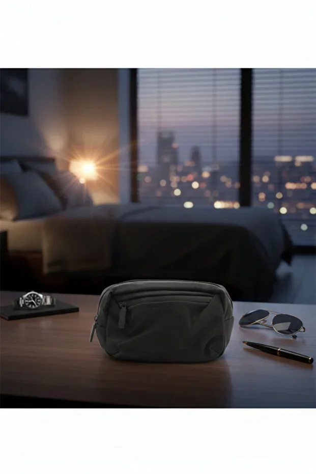 Men's Black Waist Bag C.01pc00103-syh