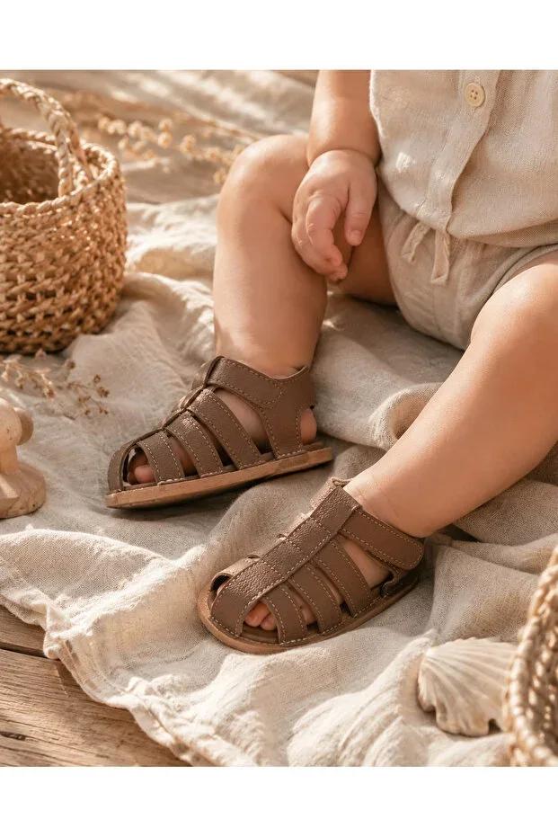Baby Sandals, Soft Sole, Faux Leather Beach Shoes, Summer Baby Shoes, 0-1 Years