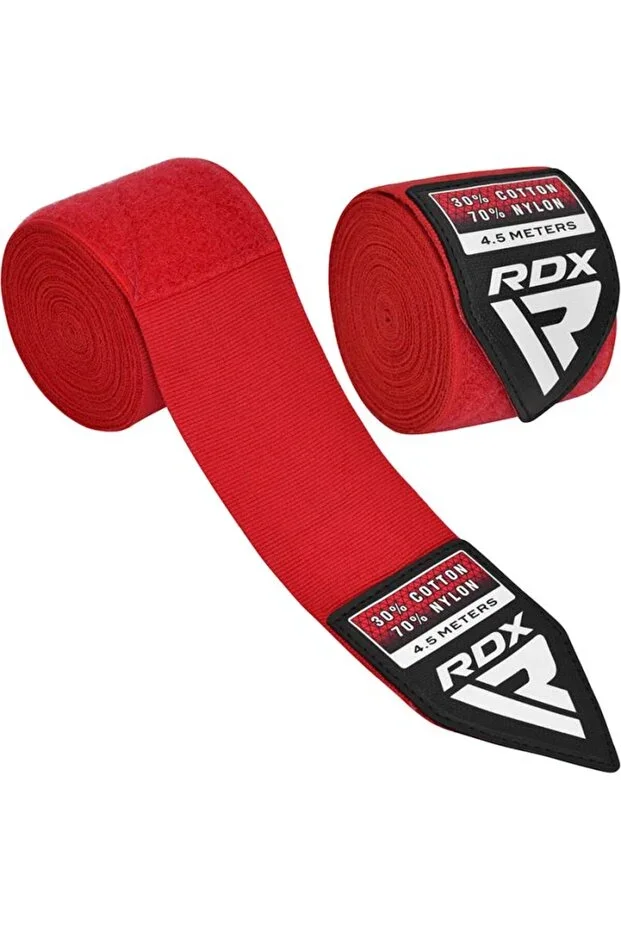 RDX Plus Boxing Hand Wraps Red Professional Wrist and Hand Support