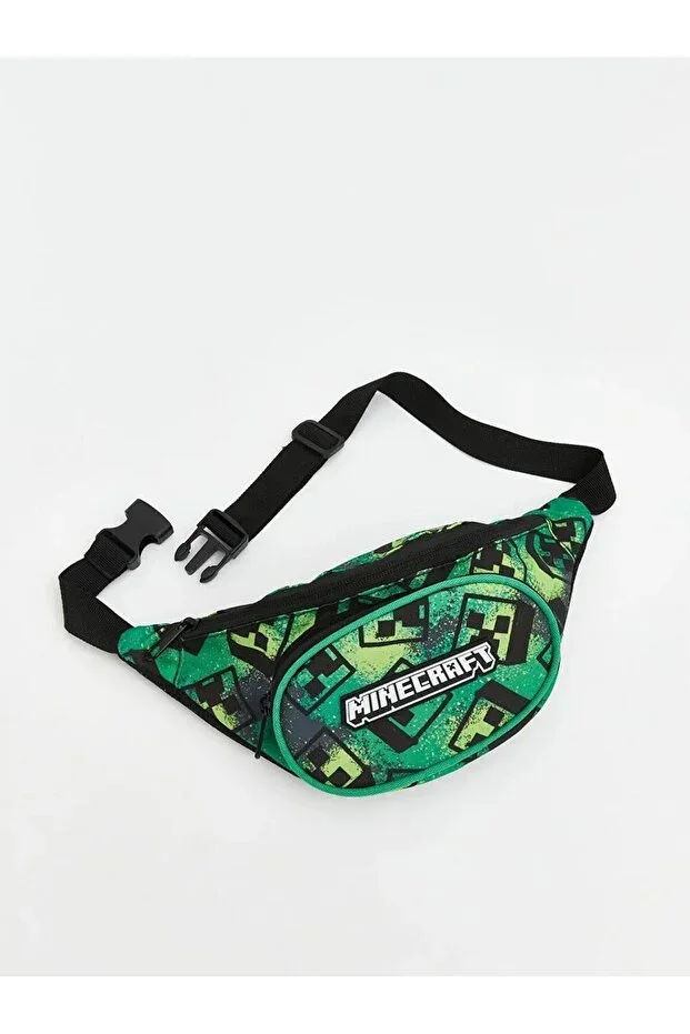 Mixed Minecraft Print Boys' Waist Bag (S6)