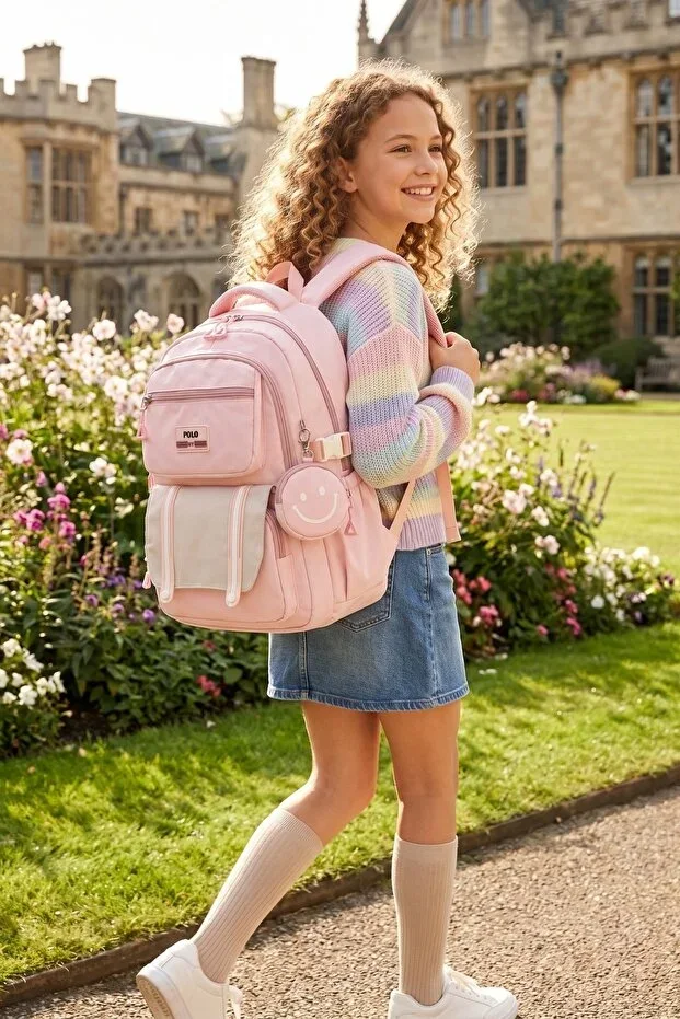 My Polo 11060 Girls' School Bag & Boys' School Bag, Primary School, Middle School, High School Backpack