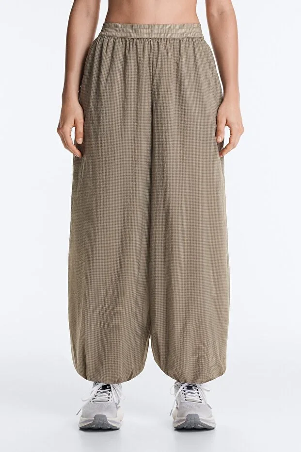 Oysho Checked technical bloomer trousers