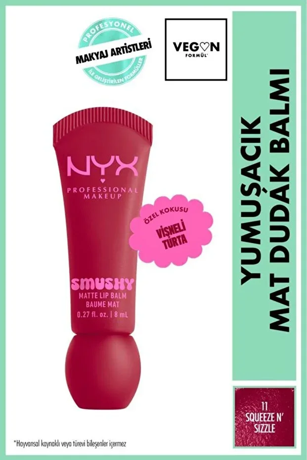 Smushy Soft Matte Lip Balm - 11 Squeeze N' Sizzle