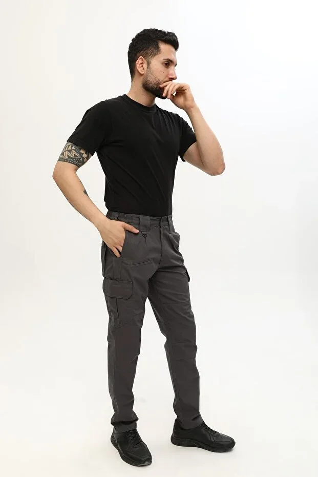Uniprom Tokyo Model Outdoor Tactical Pants, Tactical Pants, Ripstop Fabric Grey