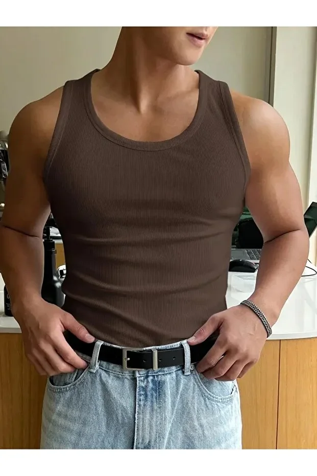 Men's Halter Neck Athlete Lycra Undershirt