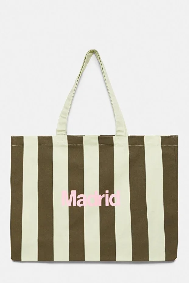 Striped Stockholm tote bag