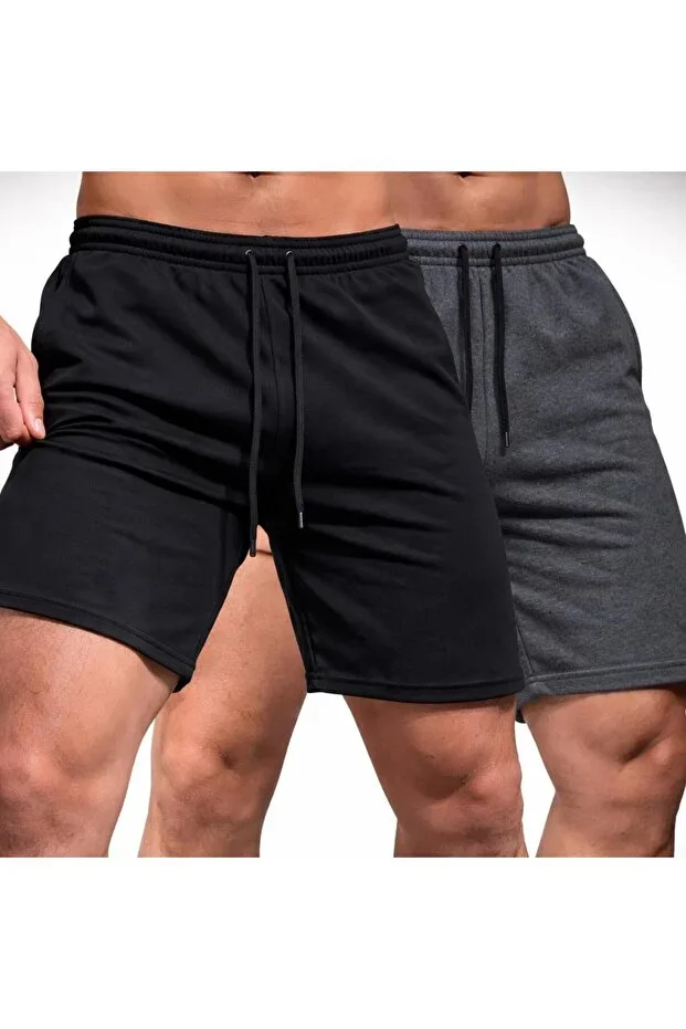 2-Pack Men's Basic Stretch Shorts