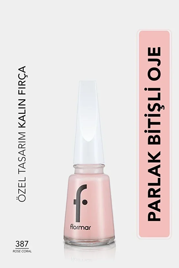 Classic Bright Finish High Pigment Nail Polish - Nail Enamel - 397 Rose Coral New - 8682536035972