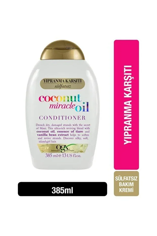 OGX Coconut Miracle Oil Anti-Damage Sulfate-Free Hair Conditioner 385 ml