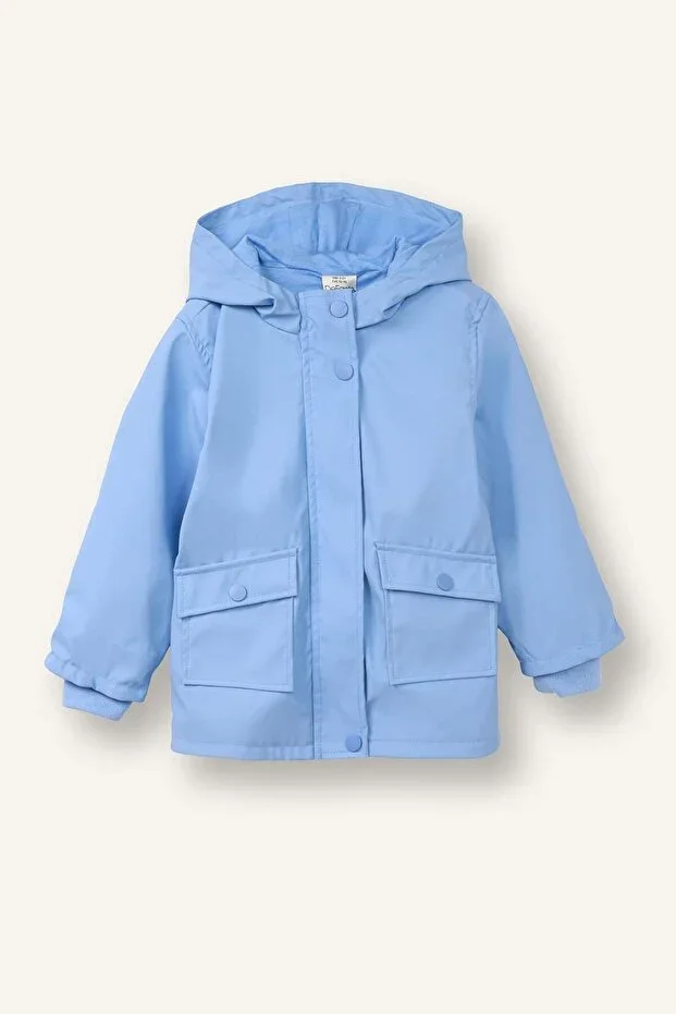 Waterproof Hooded Raincoat for Baby Boys F8453A526SP