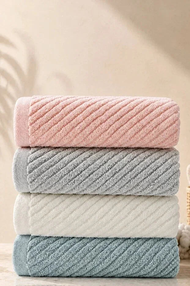 Hale 4-Piece 30x50 Cm Hand and Face Towel Set Kitchen Towel