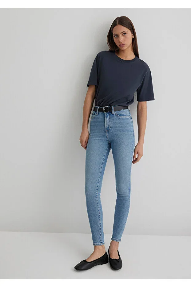 Mavi Serenay Gold Shape Misty Indigo Blue Jean Pants 100980-80533