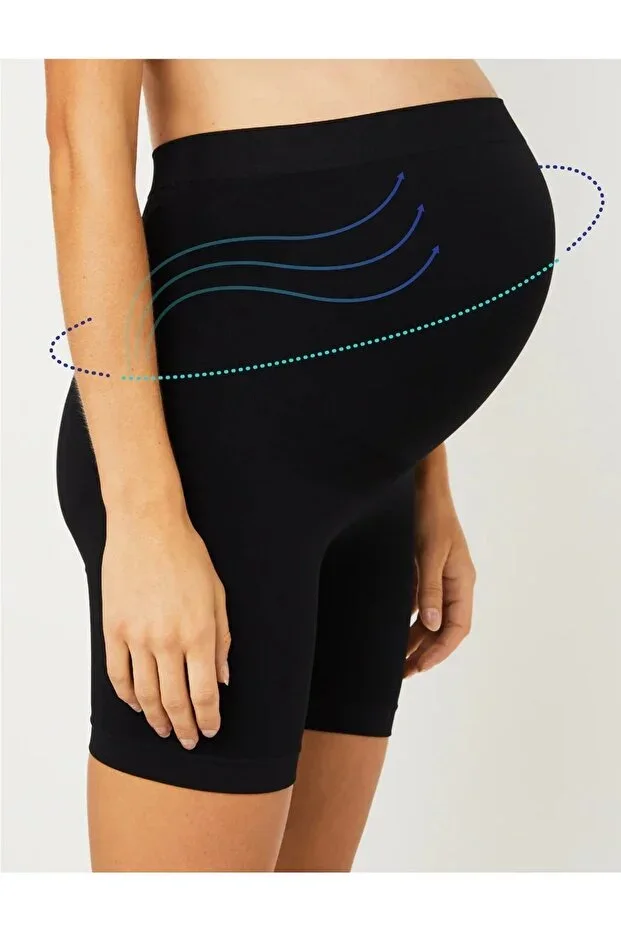 Seamless Maternity Slim Fit Shorts Tights