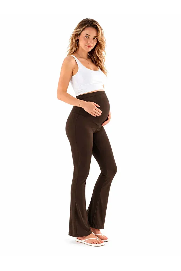Spanish Flare High Waist Flexible Tummy Control Maternity Tights