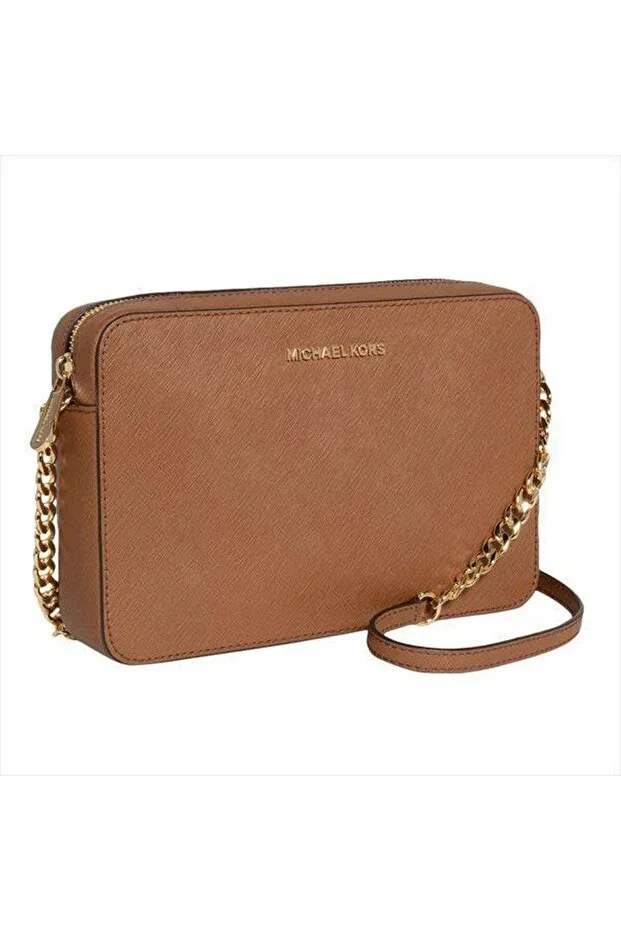 Women's Jet Set Saffiano Leather Crossbody Bag MK-35T8GTTC9L
