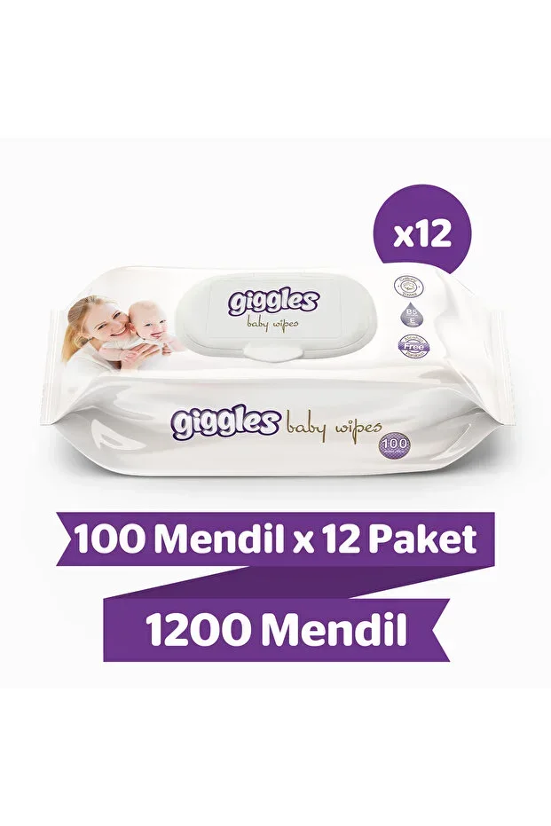 Baby Wipes Wet Towel 100's 12 Pack 1200 Wipes