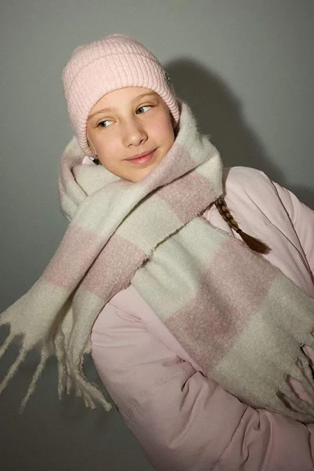 DeFacto Checked Scarf Girls C8142A825WN