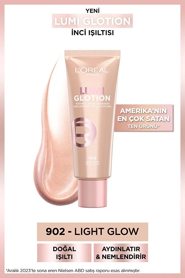 L'Oreal Paris Glotion All-In-One Natural Glow 902 - Light Glow