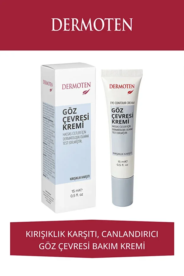 Under Eye Cream | Brightening Moisturizing Eye Contour Cream for Wrinkles, Dark Circles, Dryness 15 ml
