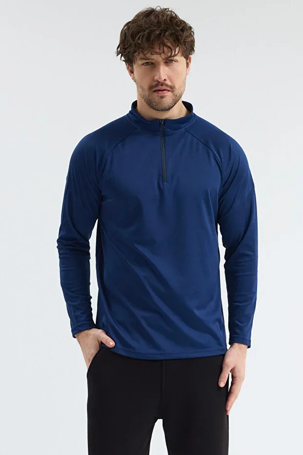 MEN'S TRAINING SPORTS JACKET QUICK DRY HALF ZIP