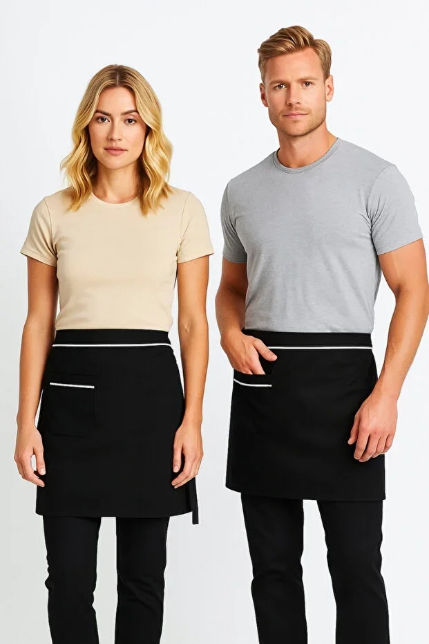 Apron with Name Embroidery Option - Tie Waist Chef Apron – Modern Kitchen Apron | Men & Women