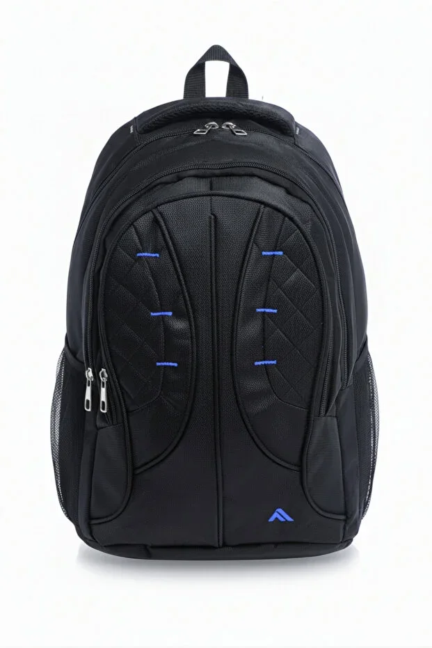 Pl-507 Unisex Backpack Black-blue