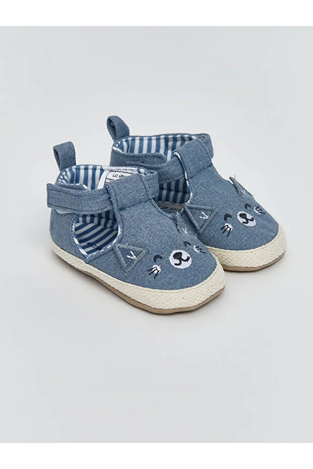 Çelebi Store Quality Parts Animal Figured Baby Boy First Step Shoes