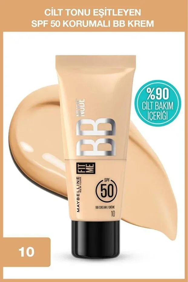 Fit Me Nude Skincare Effective Moisturizer SPF50 BB Cream - 10