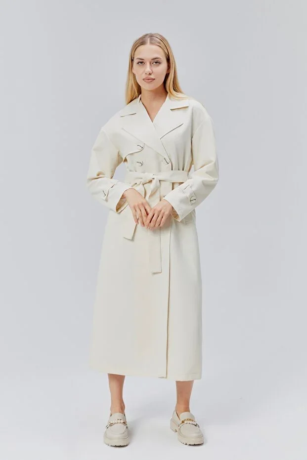Oversize Windbreaker Detailed Trench Coat