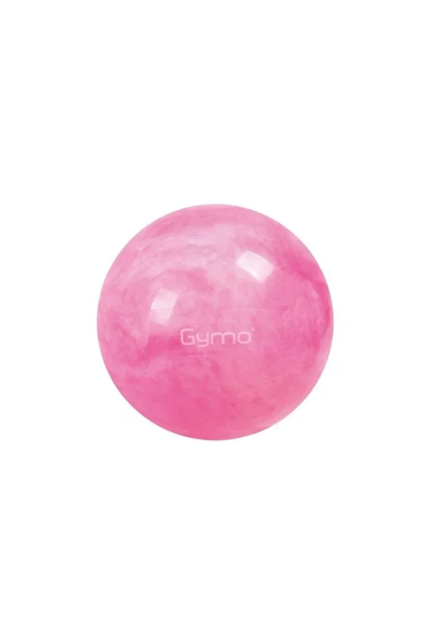 Pro Series Cloudy Marble 25CM Pilates Ball and Pump PINK