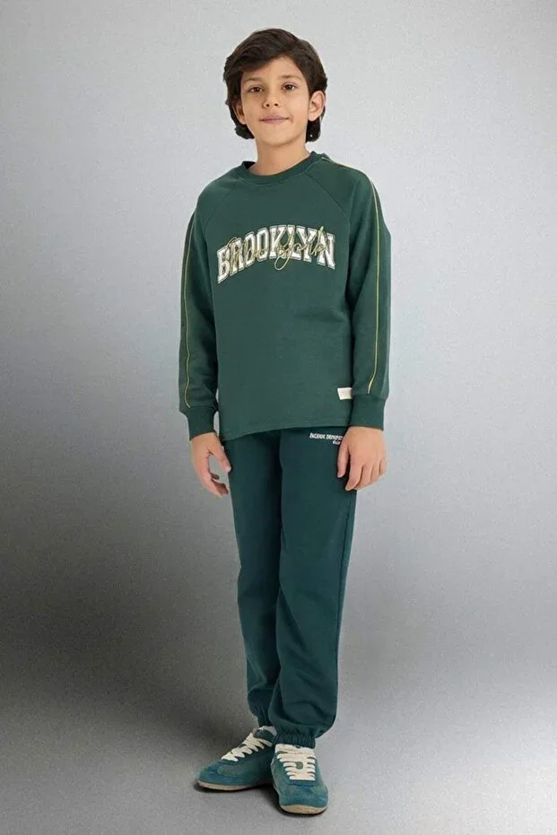 DeFacto Boys Printed Sweatpants with Elastic Waist G6372A826SP